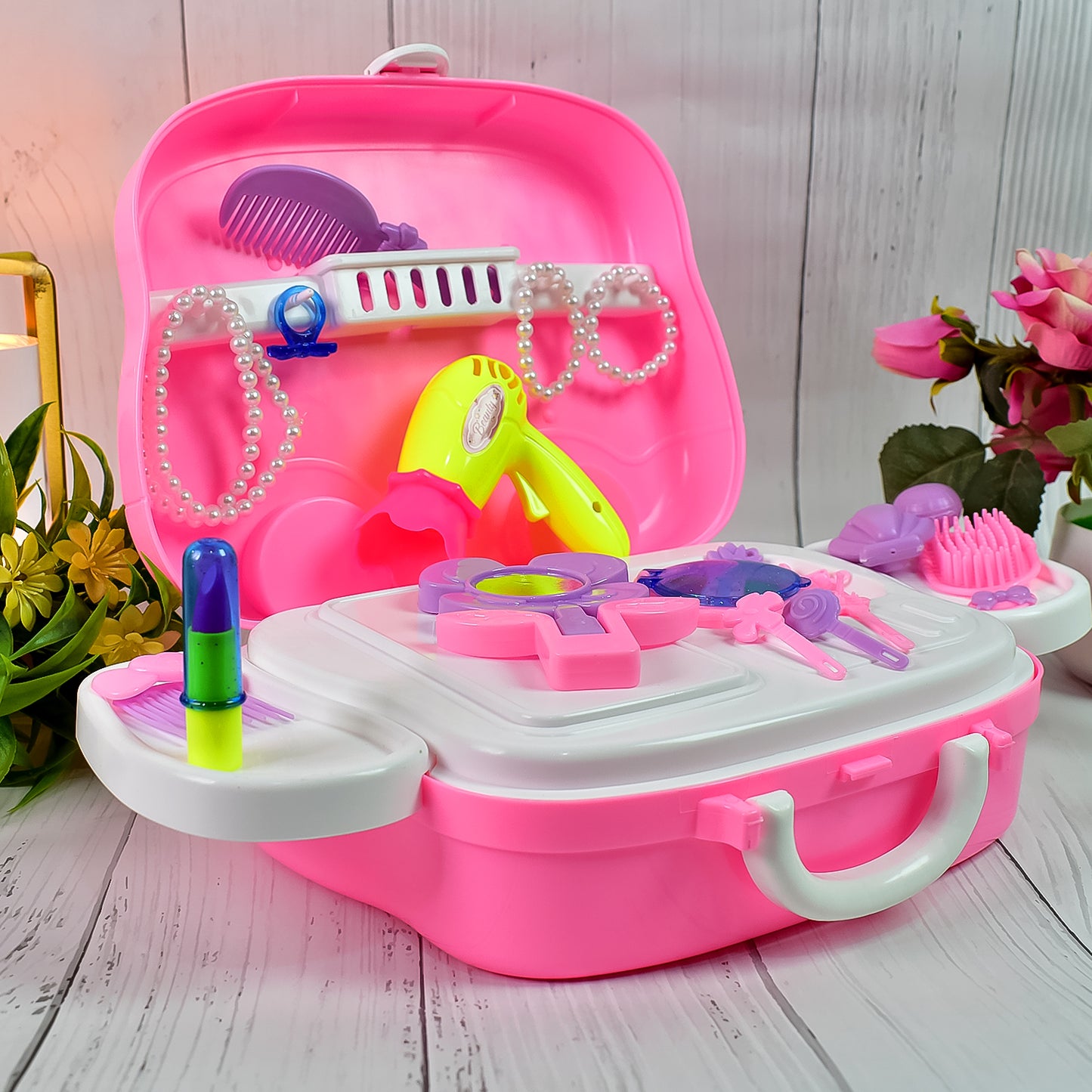 Beauty Make Up Case And Cosmetic Set - Happy Price - Image 5