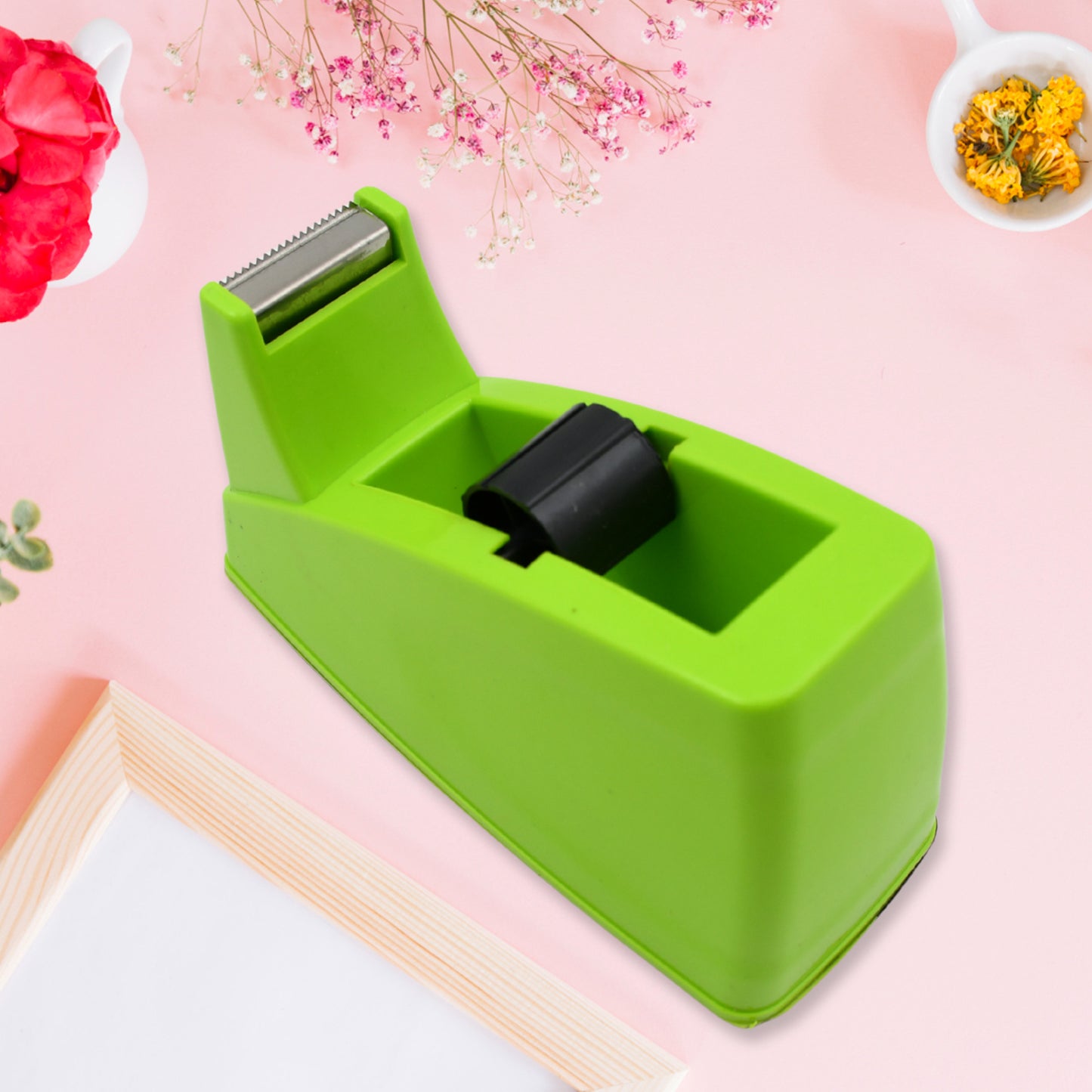 Plastic Tape Dispenser Cutter For Home Office Use Tape Dispenser For Stationary Tape Cutter Packaging Tape School Supplies (1 Pc  515 Gm) - Happy Price - Image 6