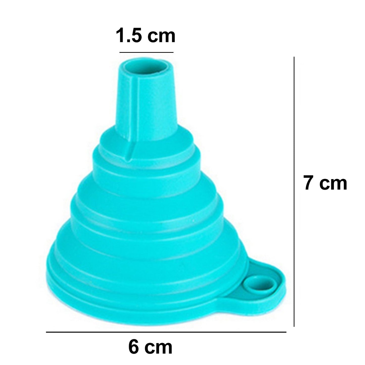 Collapsible Silicone Funnel for Kitchen - Oil, Sauce, Liquid Transfer - Happy Price - Image 5