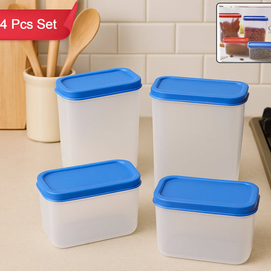 Apex Glory Plastic Storage Container Box Set (4 Pc) - Happy Price - Image 1