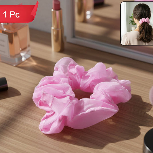 Soft Stretchable Hair Tie for Ponytails & Buns - Gentle Hold (1 Pc) - Happy Price - Image 1