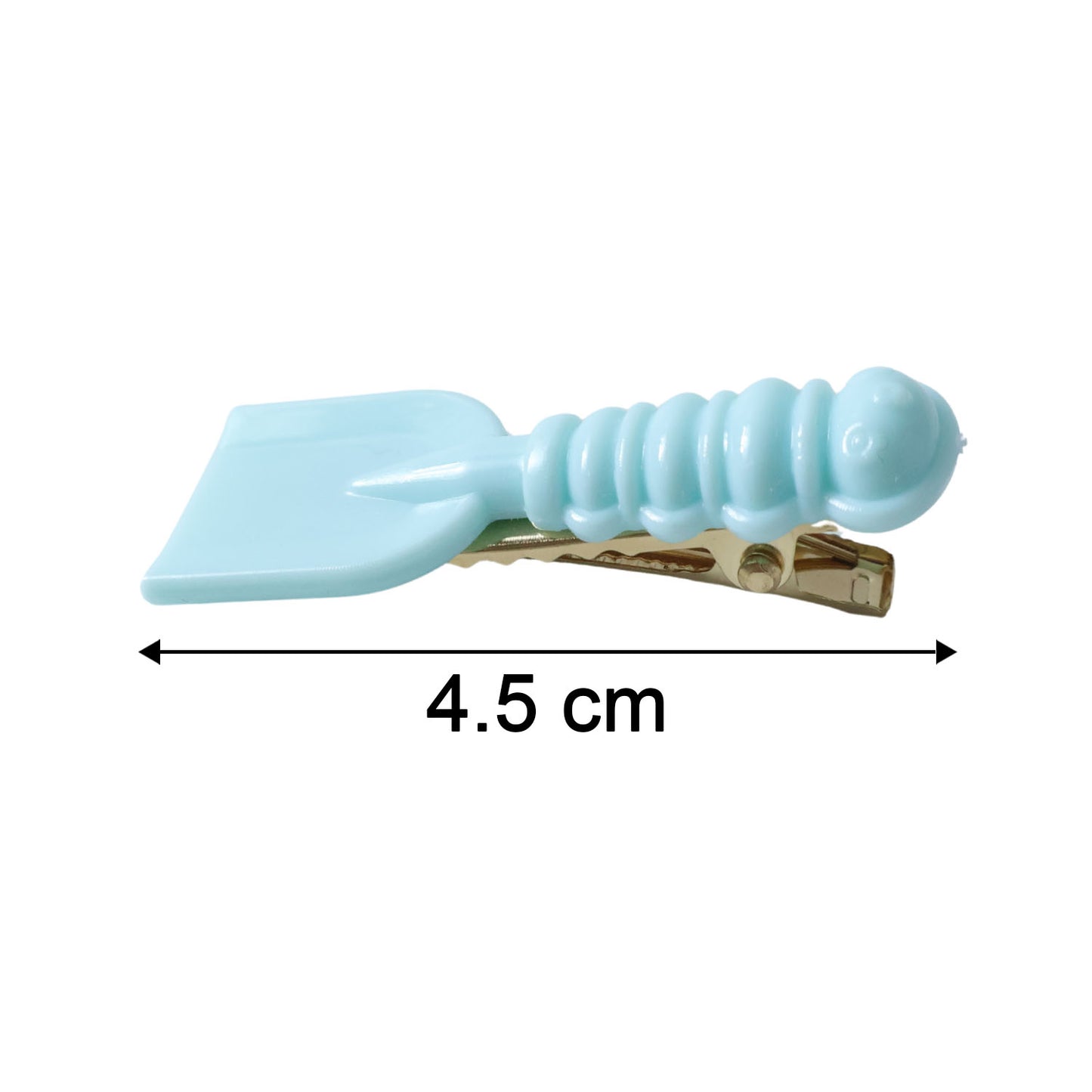 Cute Spade & Leaf Shape Hair Clips for Girls - 2 Pc Set - Happy Price - Image 5