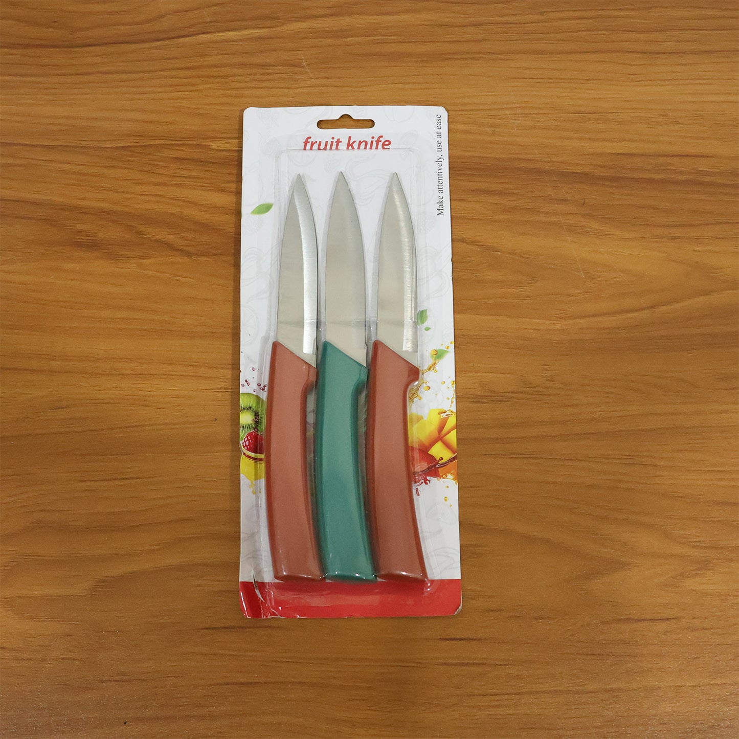 3-Piece Kitchen Utility Knife Set for Fruits & Vegetables - Happy Price - Image 7
