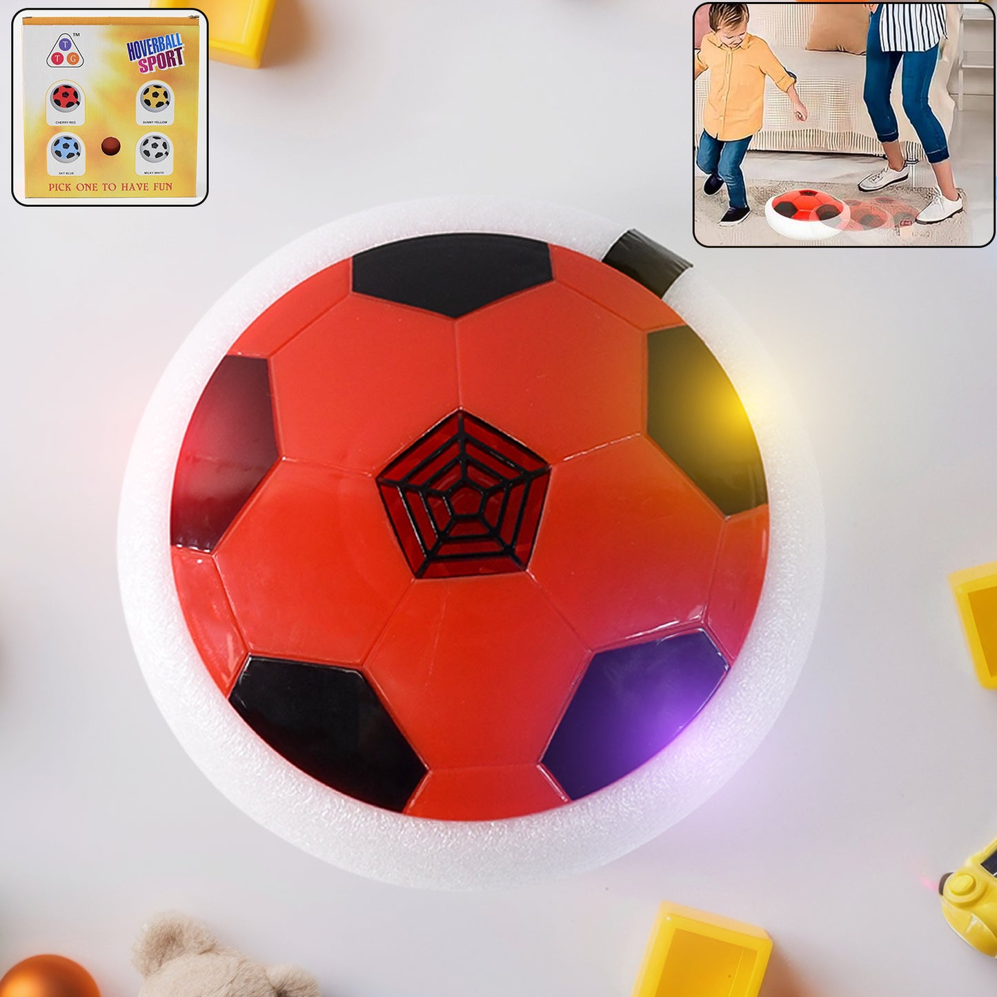 Ttg Hover Soccer Ball Toy With Foam Bumper - Happy Price - Image 6