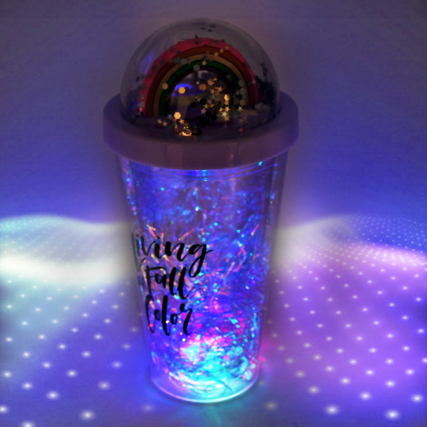 Kids LED Glow Sipper Bottle with Straw - 1 Pc - Happy Price - Image 2