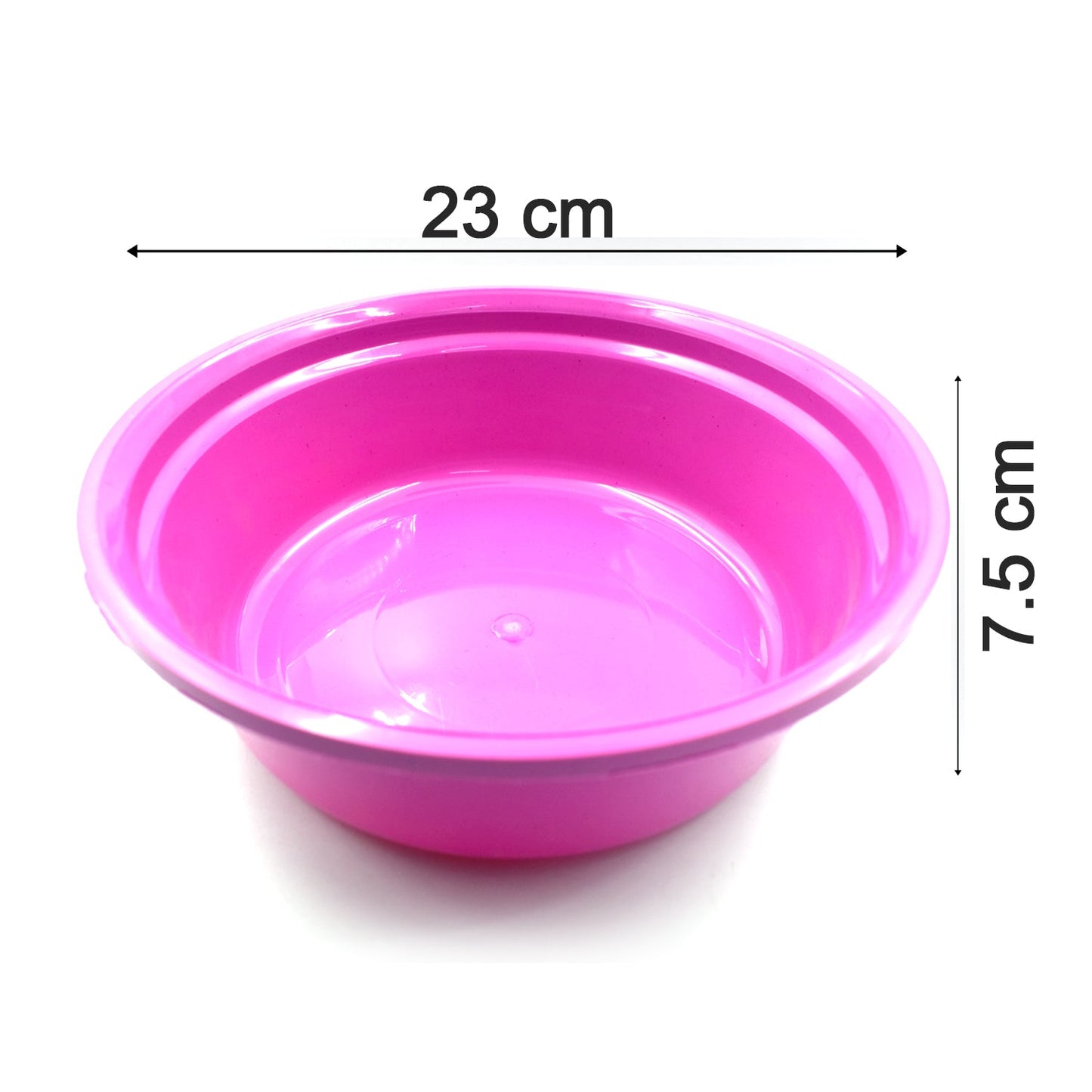 Household Storage Plastic Round Bowl  Tub  Basket  Bucket Set - Pack Of 3 - Happy Price - Image 6