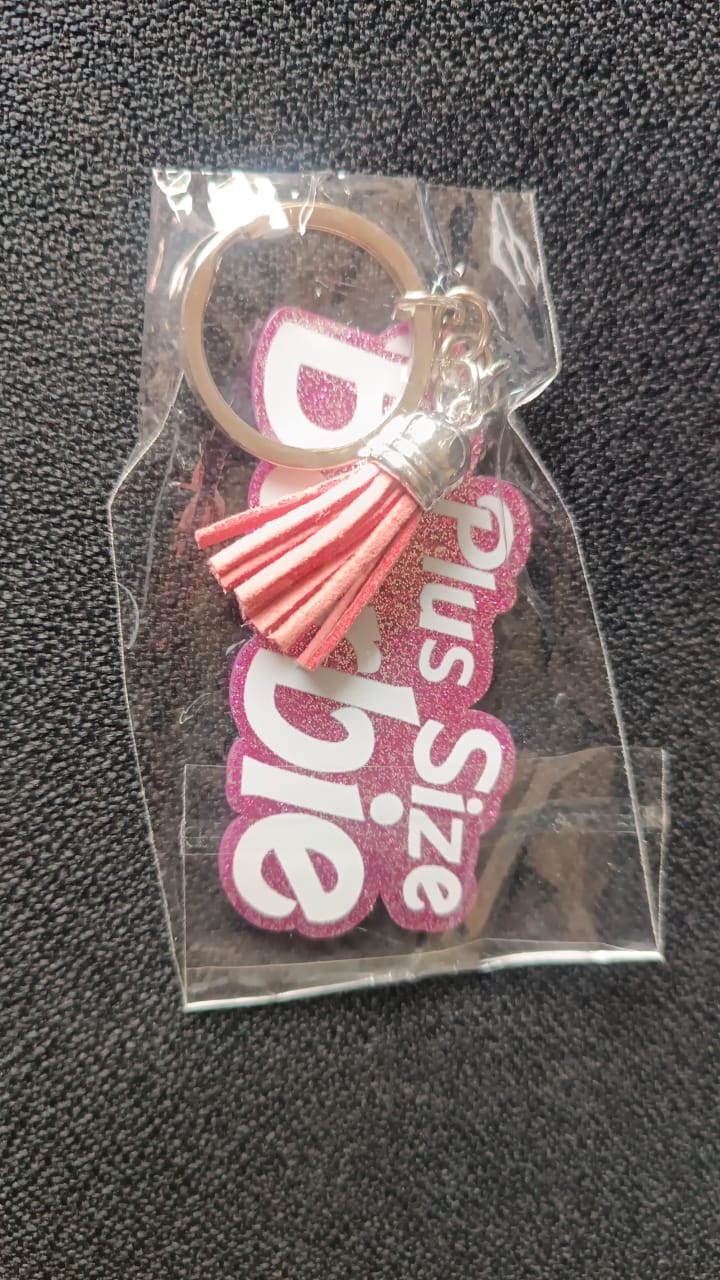 Text Keychain With Glitter Finish And Tassel Charm (1 Pc) - Happy Price - Image 7