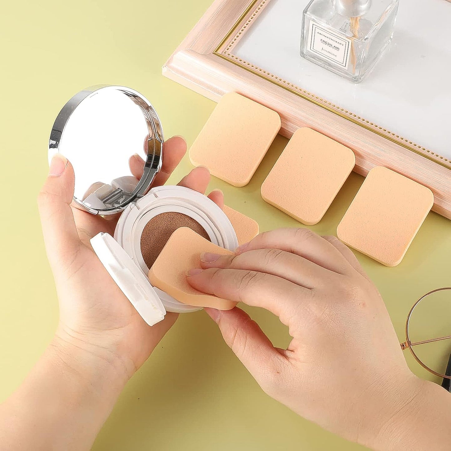 Makeup Sponges Set Perfect For Liquid Cream And Powder (6 Pcs Set) - Happy Price - Image 5