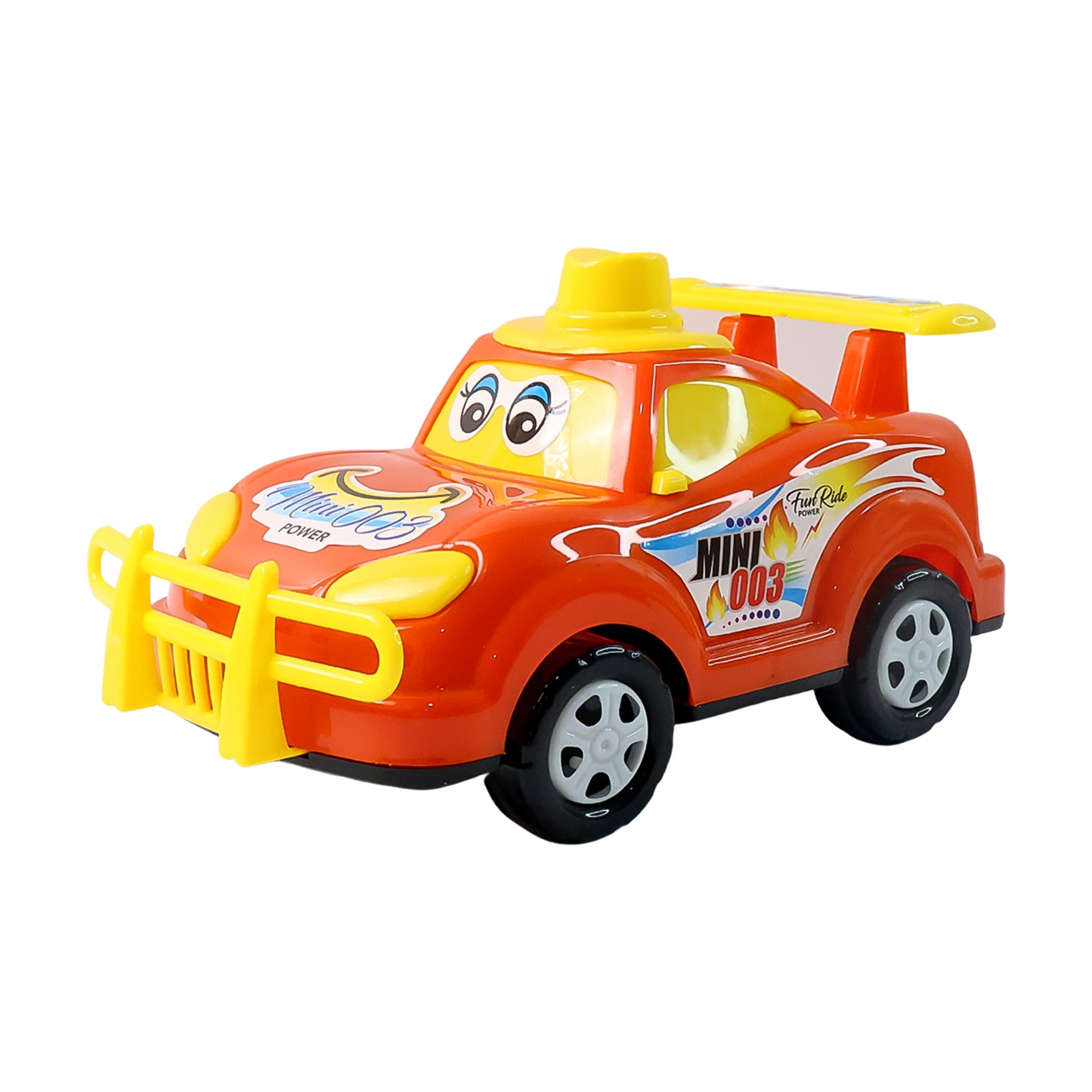 Funwoods Friction-Powered Cartoon Car Toy - 1 Pc, Battery-Free Push & Go Vehicle - Happy Price - Image 2