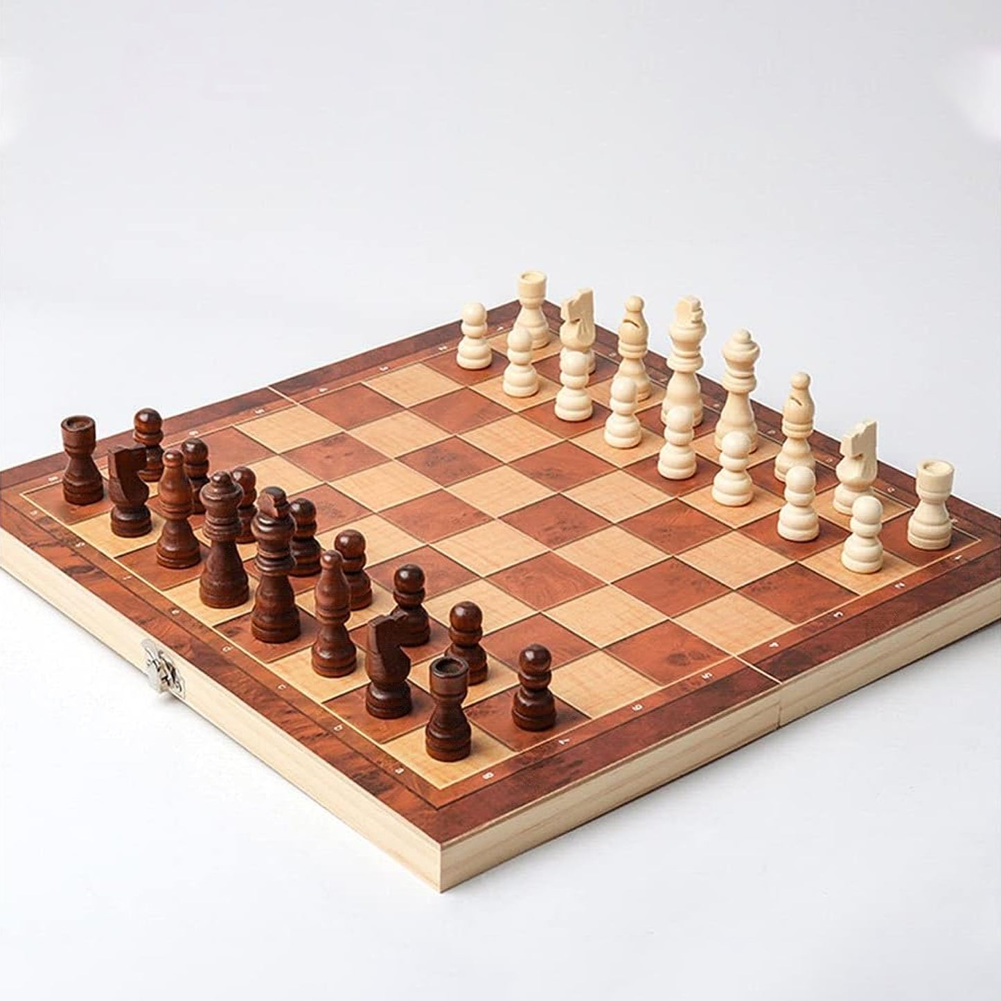 Foldable Wooden Chess Board Set (30  30 Cm  1 Set) - Happy Price - Image 4