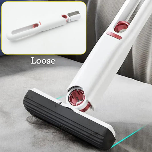 Portable Self-squeeze Short Mop Mini Hand Wash-free Strong Absorbent Mop With 1 Cotton Head Cleaning Sponge For Bathroom Kitchens Table - Happy Price - Image 1