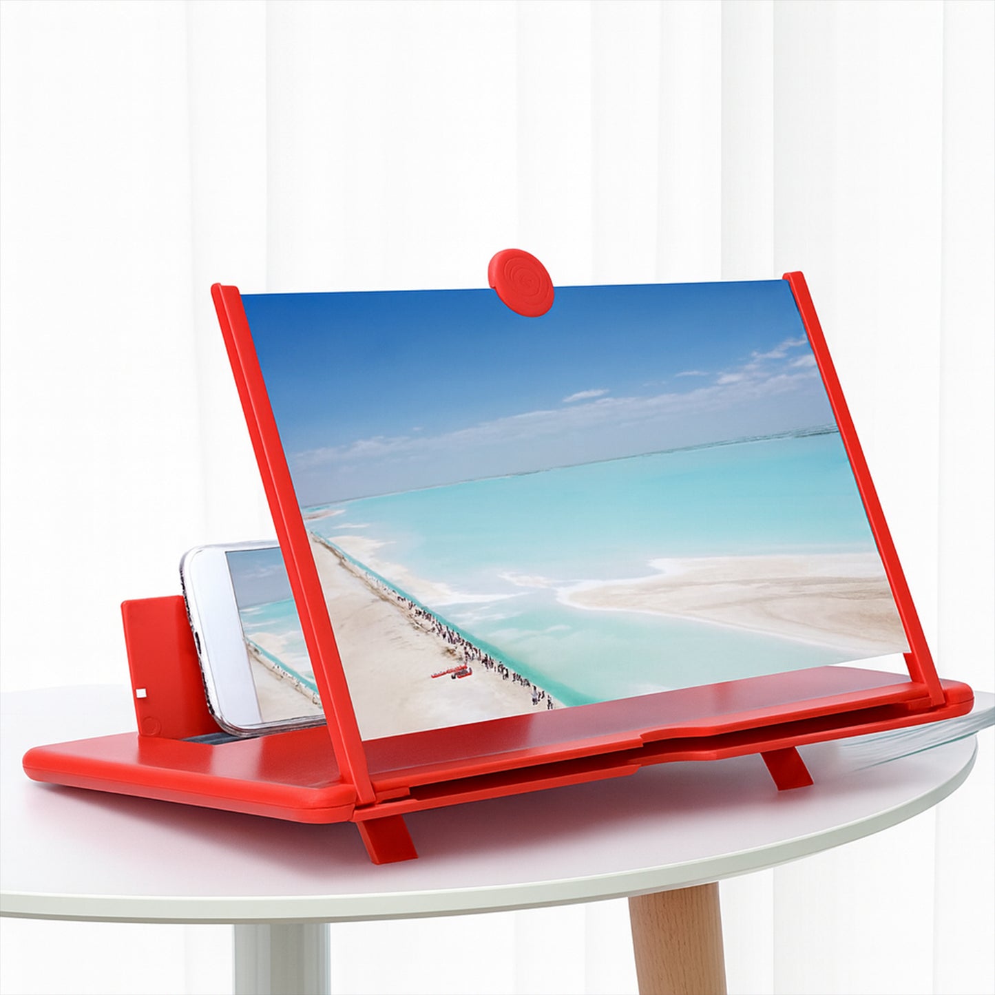 8.5 Inch Mobile Screen Magnifier with Stand - Portable HD Phone Amplifier - Happy Price - Image 5