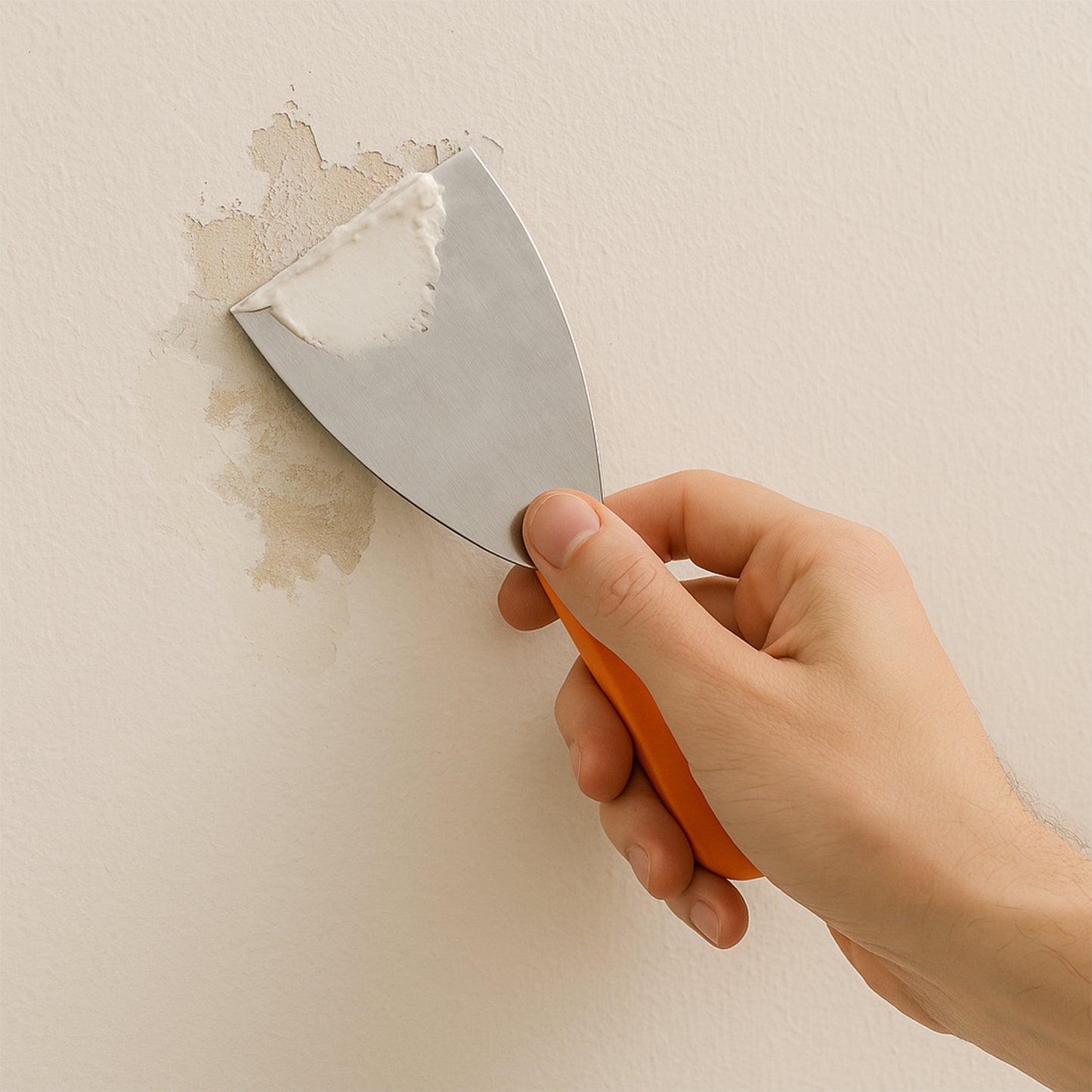 Flexible Steel Putty Knife with Comfort Grip Handle (1 Pc) - Happy Price - Image 3