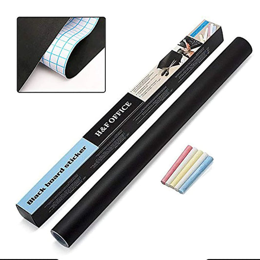 Blackboard Erasable Wall Sticker Chalkboard Sticker Removable Blackboard Wall Stickers Mural For Kids Room - Happy Price - Image 1