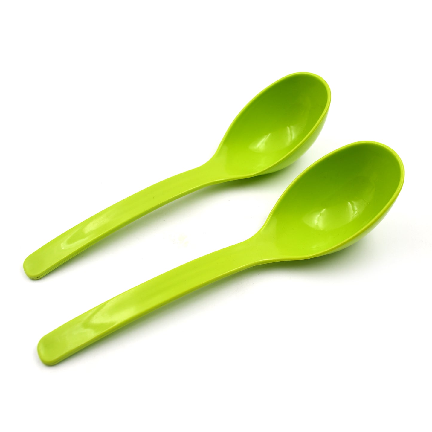 Plastic Spoon Kitchen Multipurpose Serving Ladle For Frying Serving Turner Curry Ladle Serving Rice Spoon Used While Eating And Serving Food Stuffs Etc (2 Pcs Set  10 Inch ) - Happy Price - Image 4