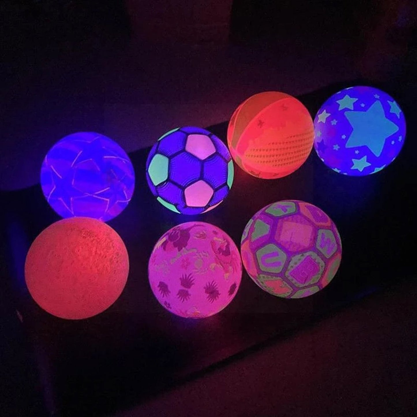 Bouncy Stress Reliever Fun Play Led Rubber Balls For Kids (1pc Only) - Happy Price - Image 4