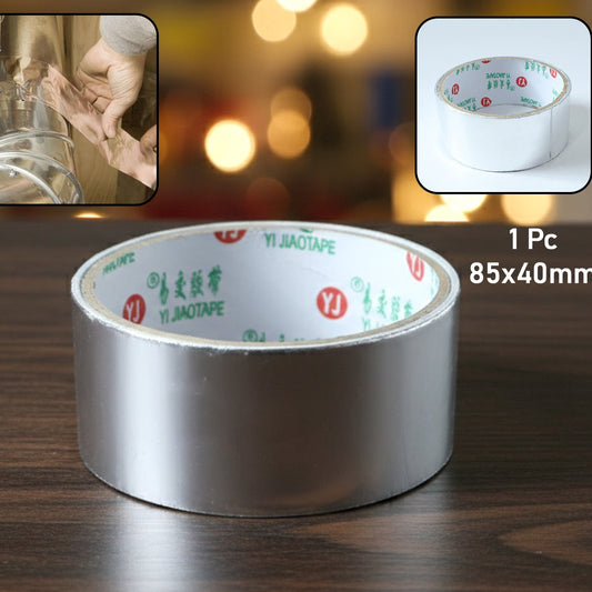Strong Aluminium Foil Tape - 85x40 mm, Waterproof Sealant for Repairs (1 Pc) - Happy Price - Image 1