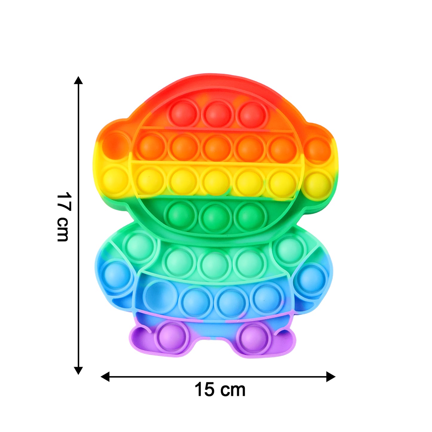 Astronaut Silicone Pop It Fidget Toy for Stress Relief (1 Pc) - Happy Price - Image 5