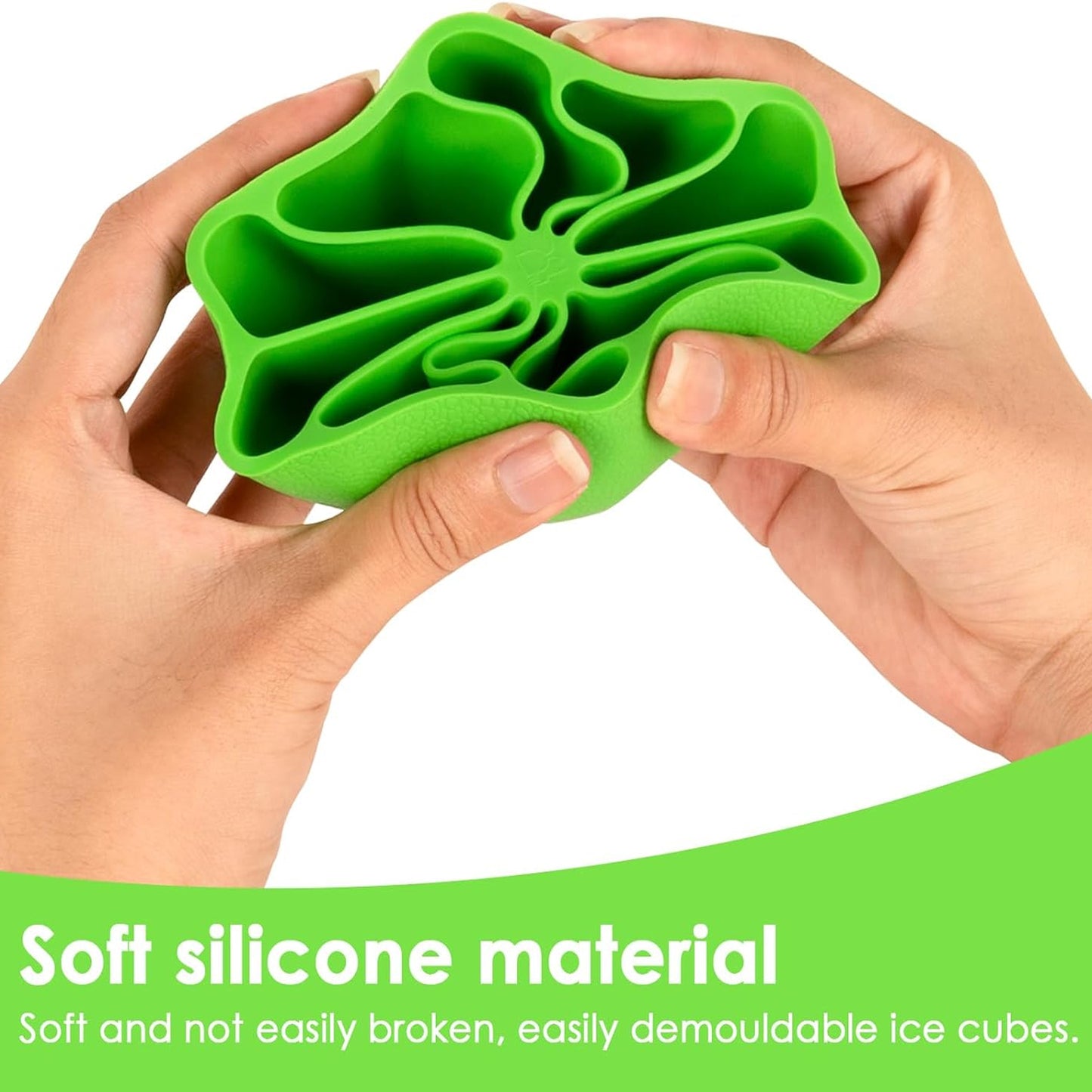 Lemon Shape Flexible Silicone Ice Cube Tray  8-slot Round Ice Mold (1 Pc) - Happy Price - Image 6