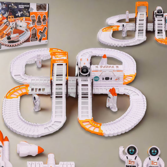 Outer Space Race Track Set For Kids Toys (1 Set) - Happy Price - Image 1