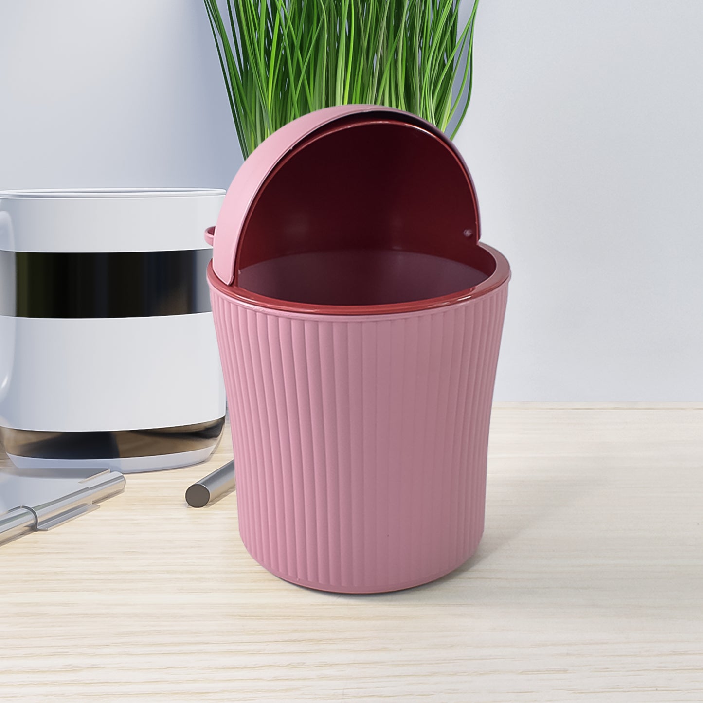Apex Mini Tabletop Dustbin (1 Pc  1200 Ml  Mix Color) - Happy Price - Image 3
