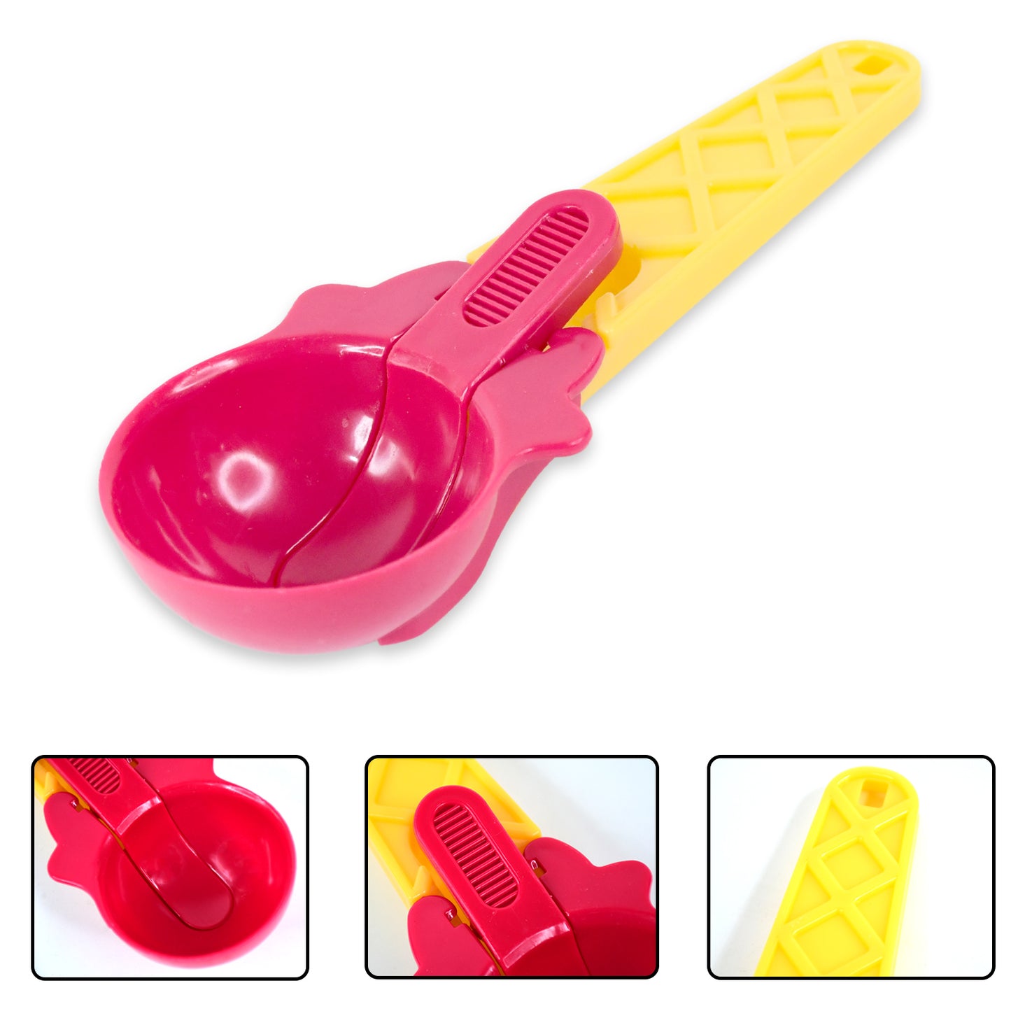 1-piece Plastic Ice Cream  Watermelon Scooper With Trigger Dipper - Happy Price - Image 5