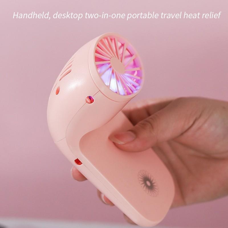 Portable Mobile Phone Holder Fan  Personal Fan Multi- Function Fan Handheld Charging Fan (Battery Not Include) - Happy Price - Image 6