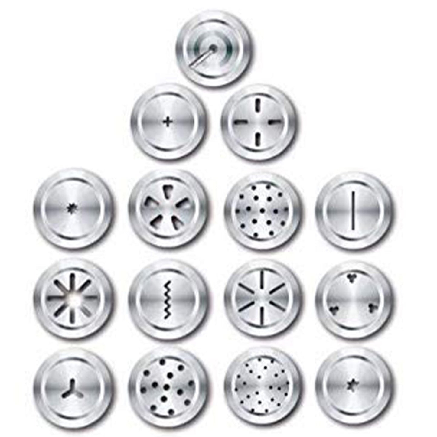 15-in-1 Stainless Steel Kitchen Press for Snacks & Noodles - Happy Price - Image 4