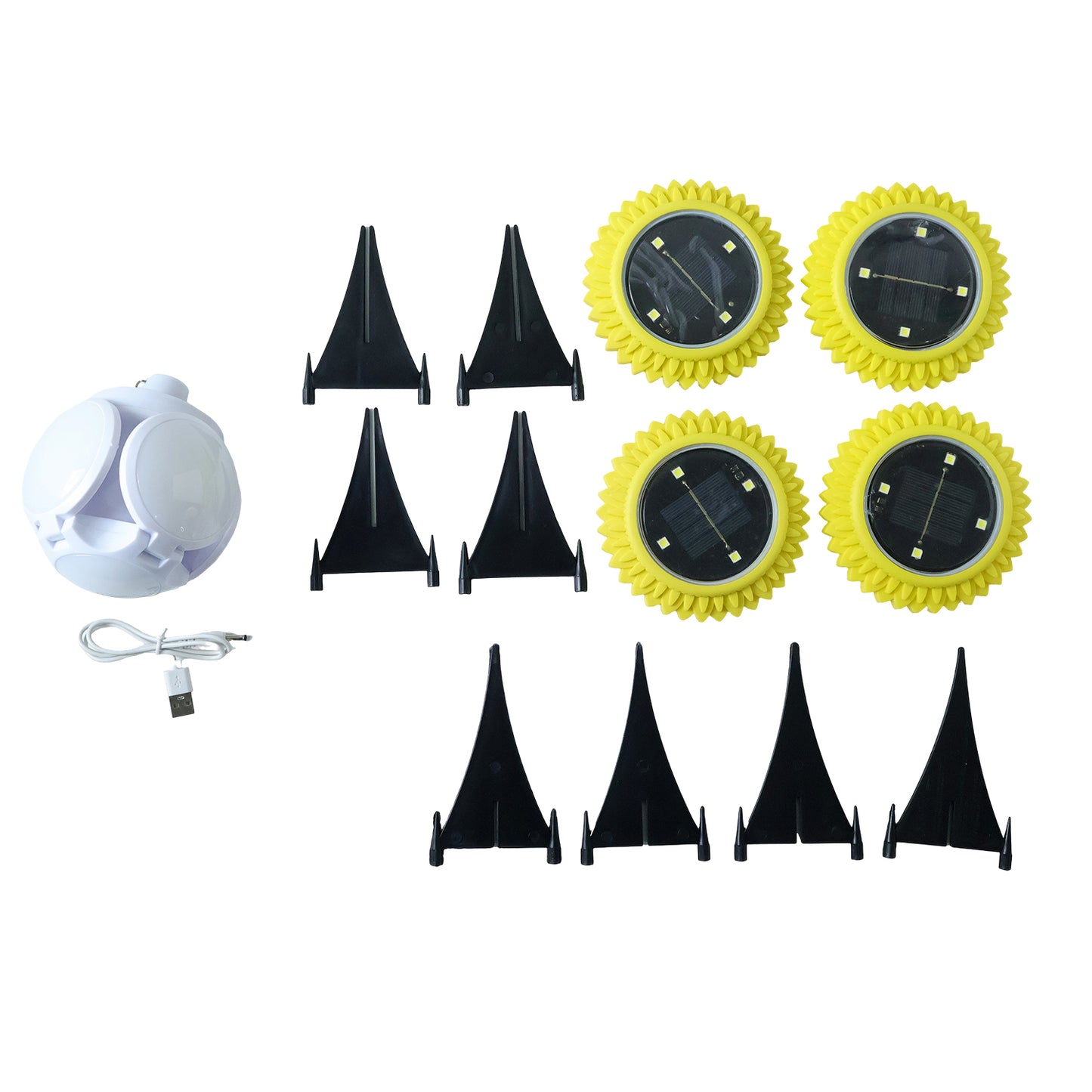 Solar LED Garden Lights - 2 Pc Set for Outdoor Pathways - Happy Price - Image 4
