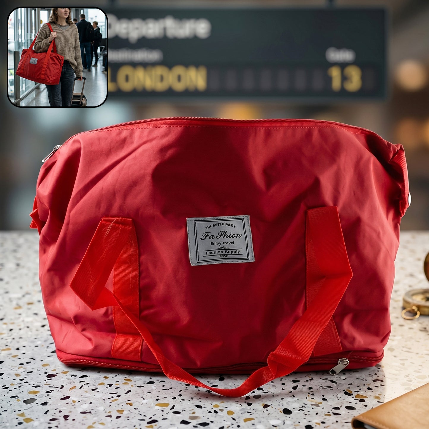 Premium Travel Carry Bag  ( 1 Pc 40x54 Cm)