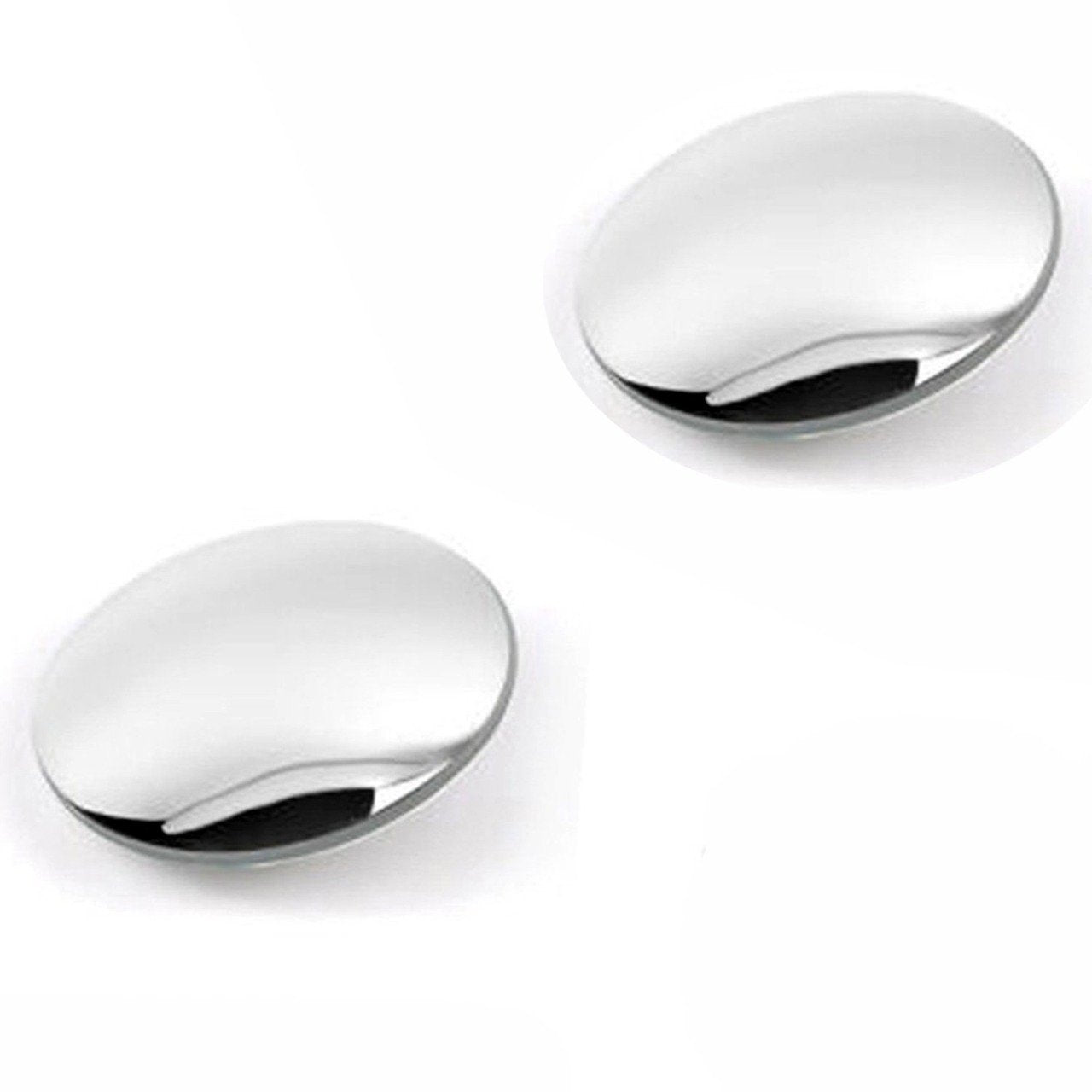 Blind Spot Round Wide Angle Adjustable Convex Rear View Mirror - Pack Of 2 - Happy Price - Image 1