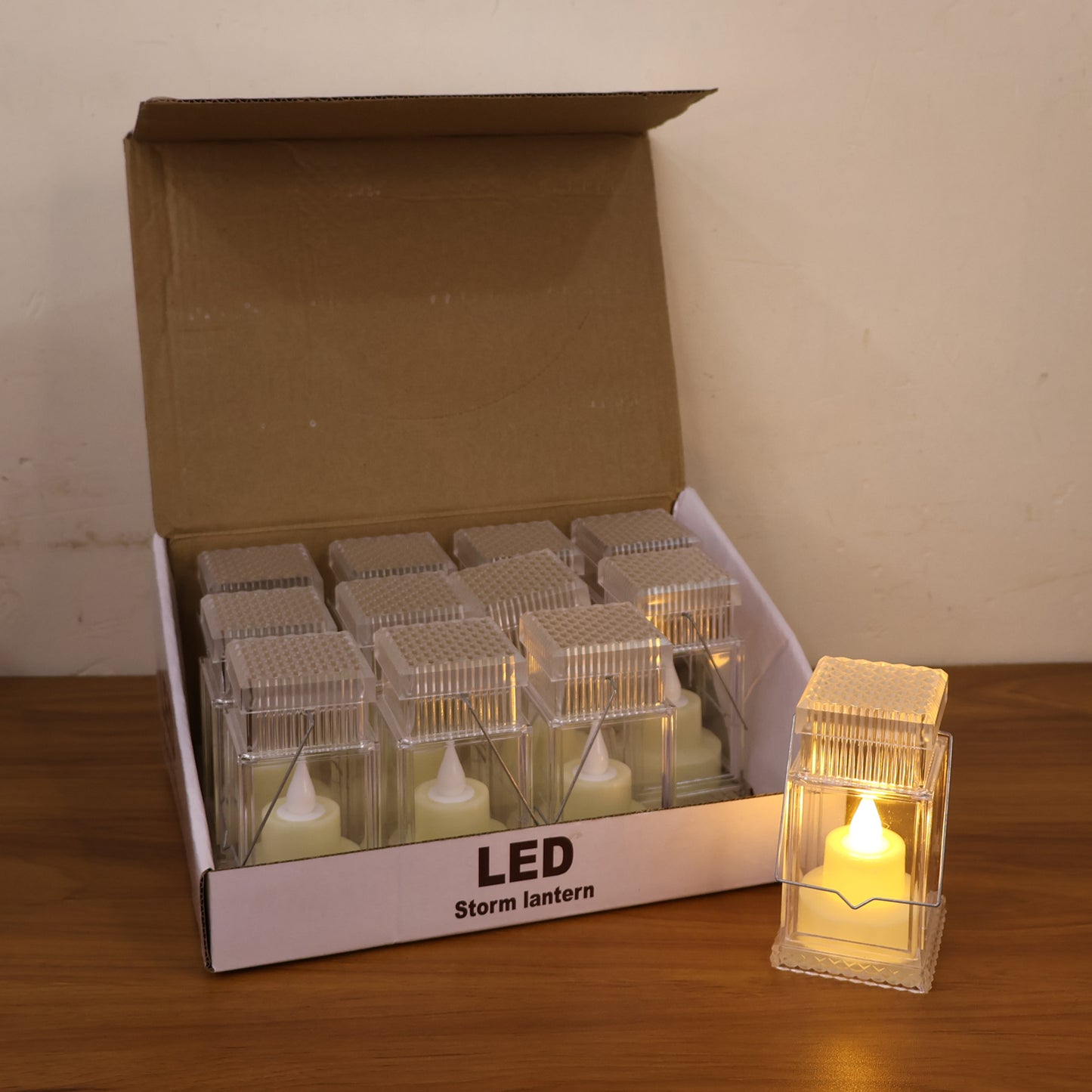 Set of 12 LED Storm Lanterns - Decorative Flameless Lights for Home & Festivals - Happy Price - Image 7