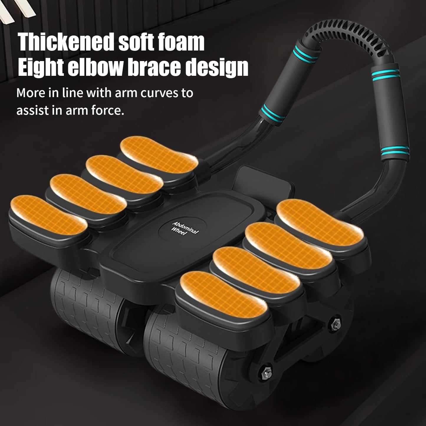 Automatic Rebound Abdominal Wheel With 8 Elbow Supports (1 Pc) - Happy Price - Image 5
