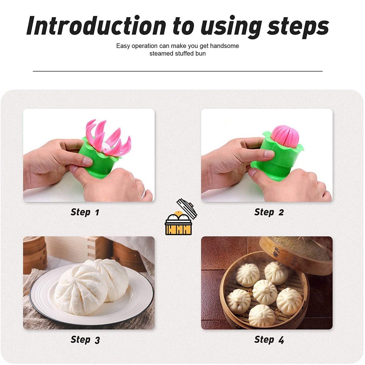 Steamed Stuffed Bun Making Mold - Happy Price - Image 5