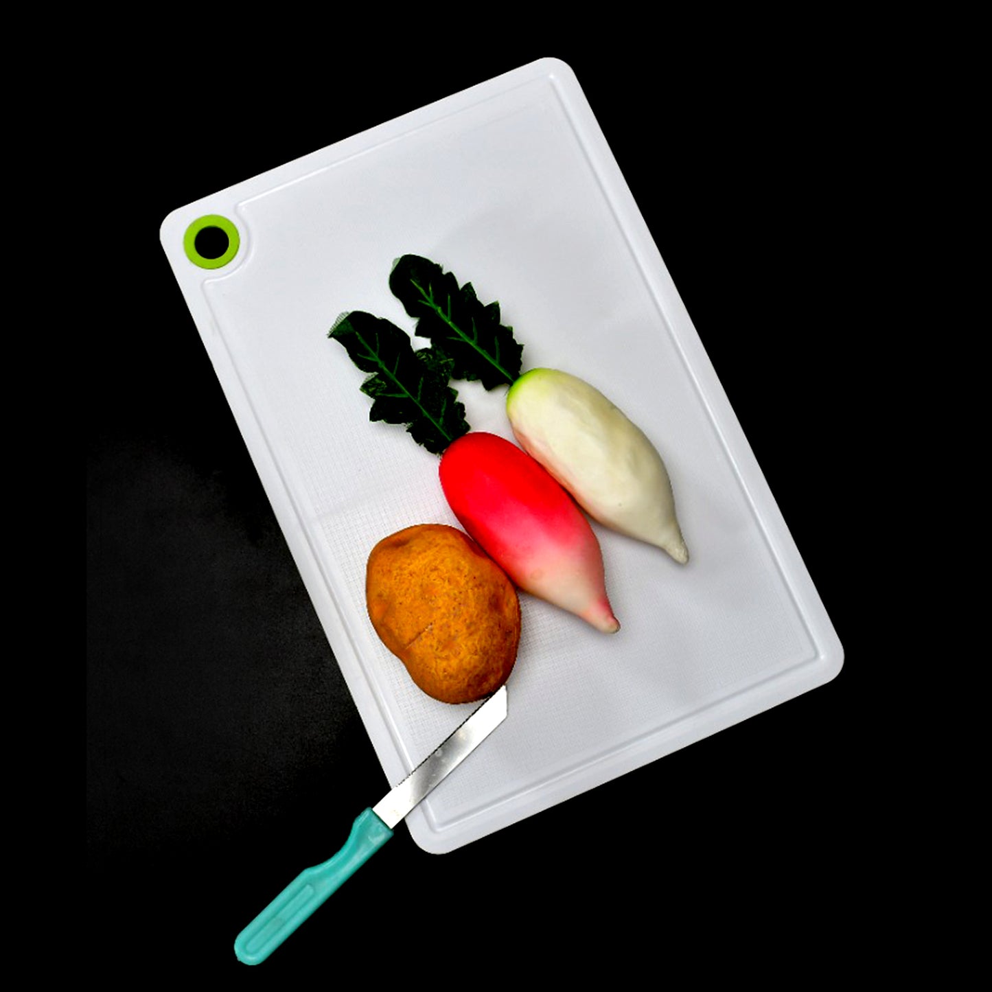 Plastic Kitchen Cutting Board for Fruits & Vegetables - Happy Price - Image 6