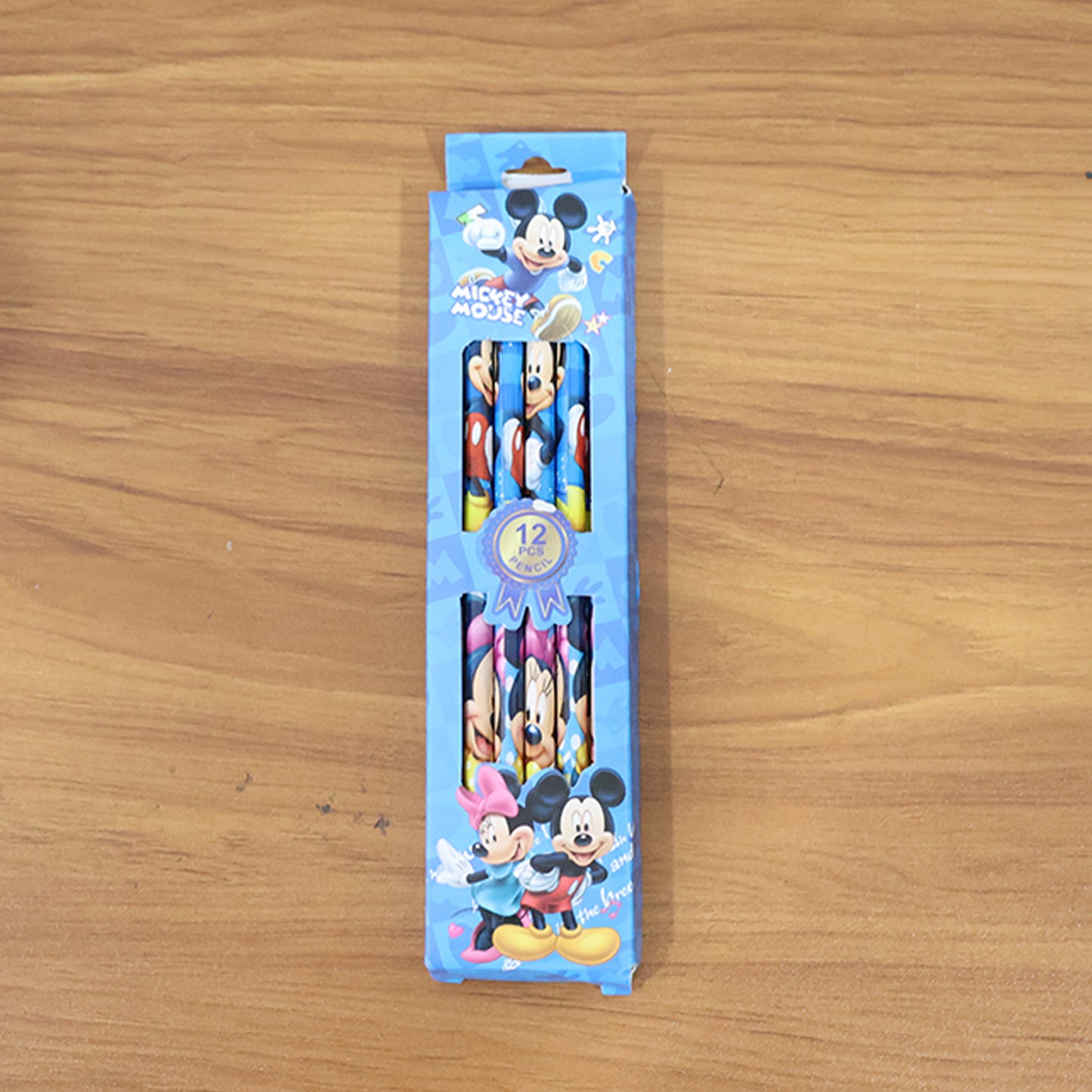 12 Pencils with Cartoon Prints & Eraser Tips - Kids' Stationery Set - Happy Price - Image 7