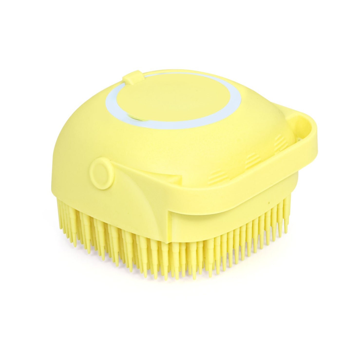 Silicone Massage Bath Body Brush Soft Bristle With Shampoo Dispenser - Happy Price - Image 3