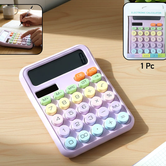 Desktop Electronic Calculator with Large Display and Soft Keys - 1 Pc - Happy Price - Image 1