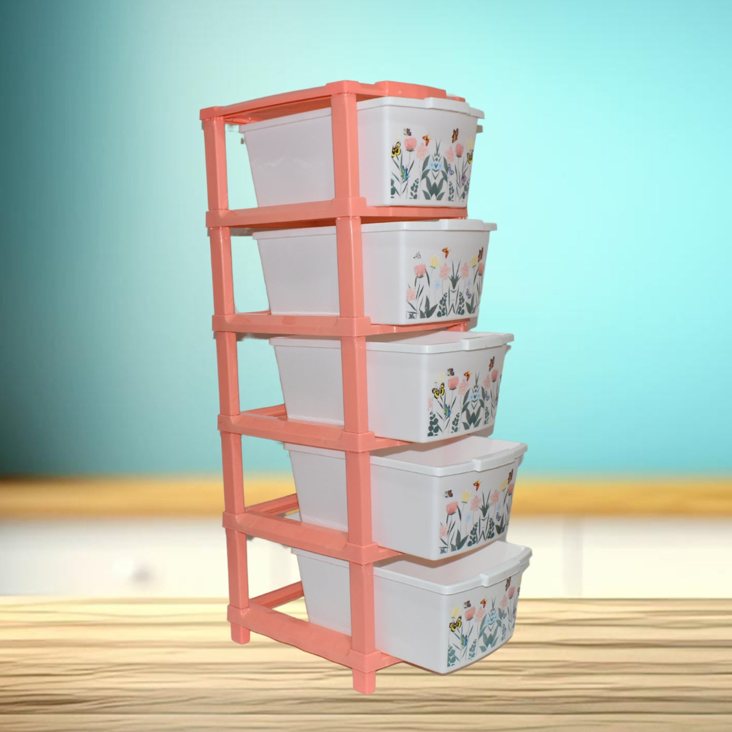 Plastic Smart Wonder Drawer Home Storage  Organization (5 Layer  1 Pc) - Happy Price - Image 3
