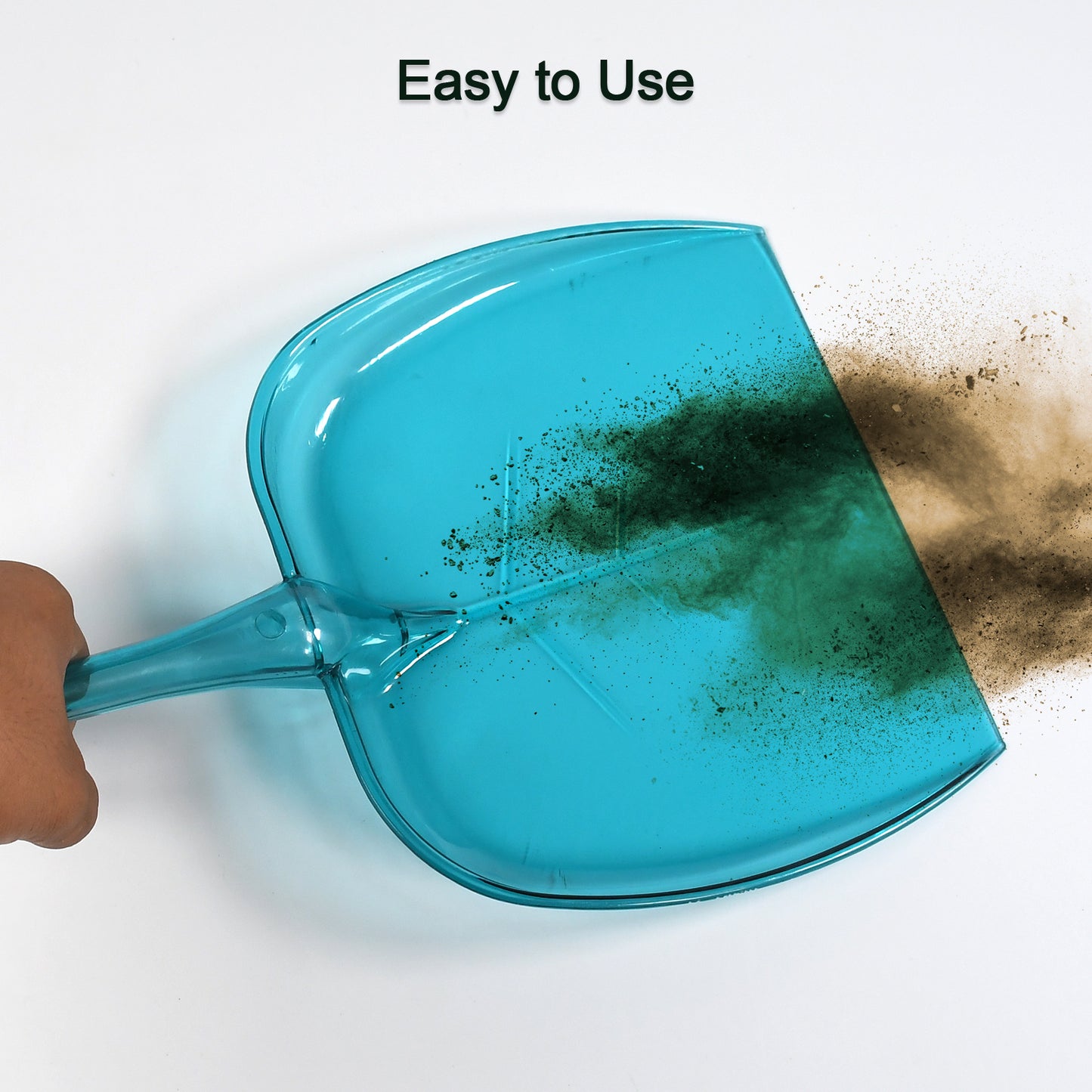 5912 Plastic Unbreakable Dustpan Big Size With Long Handle Dust Collector Pan For Home And Kitchen(Pack Of 1pc) - Happy Price - Image 4