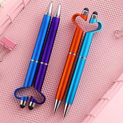 3 In 1 Ballpoint Function Stylus Pen With Mobile Stand - Happy Price - Image 6
