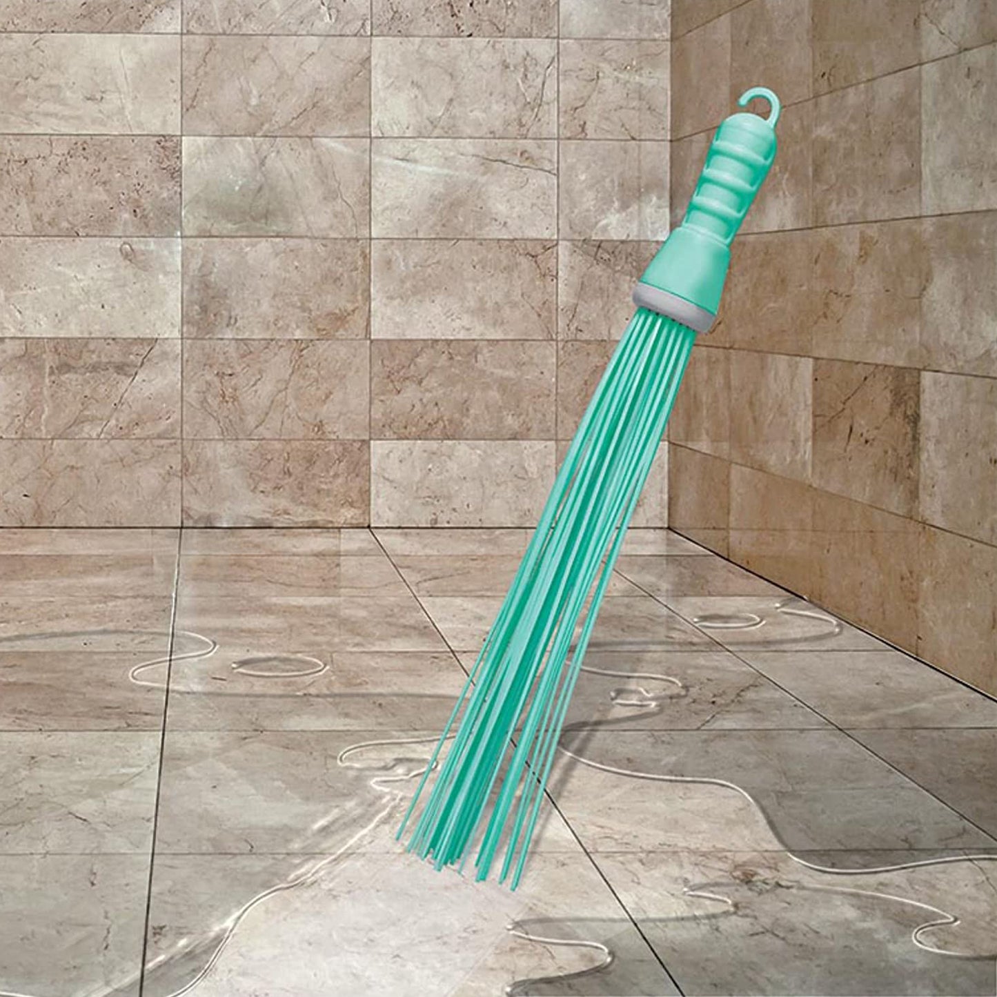 Durable Plastic Scrub Brush for Bathroom & Wet/Dry Floor Cleaning - Happy Price - Image 3