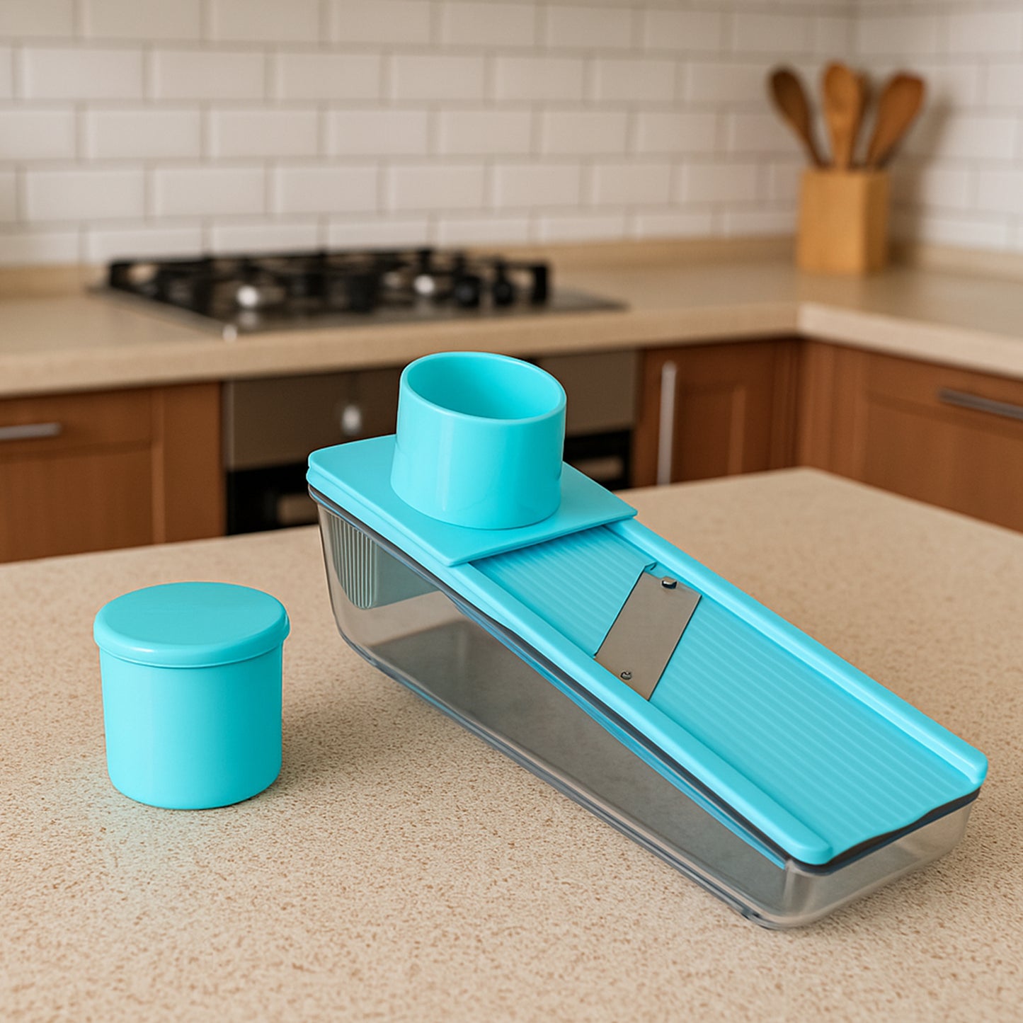 2-in-1 Multipurpose Vegetable  Dry Fruit Slicer (1 Pc) - Happy Price - Image 6