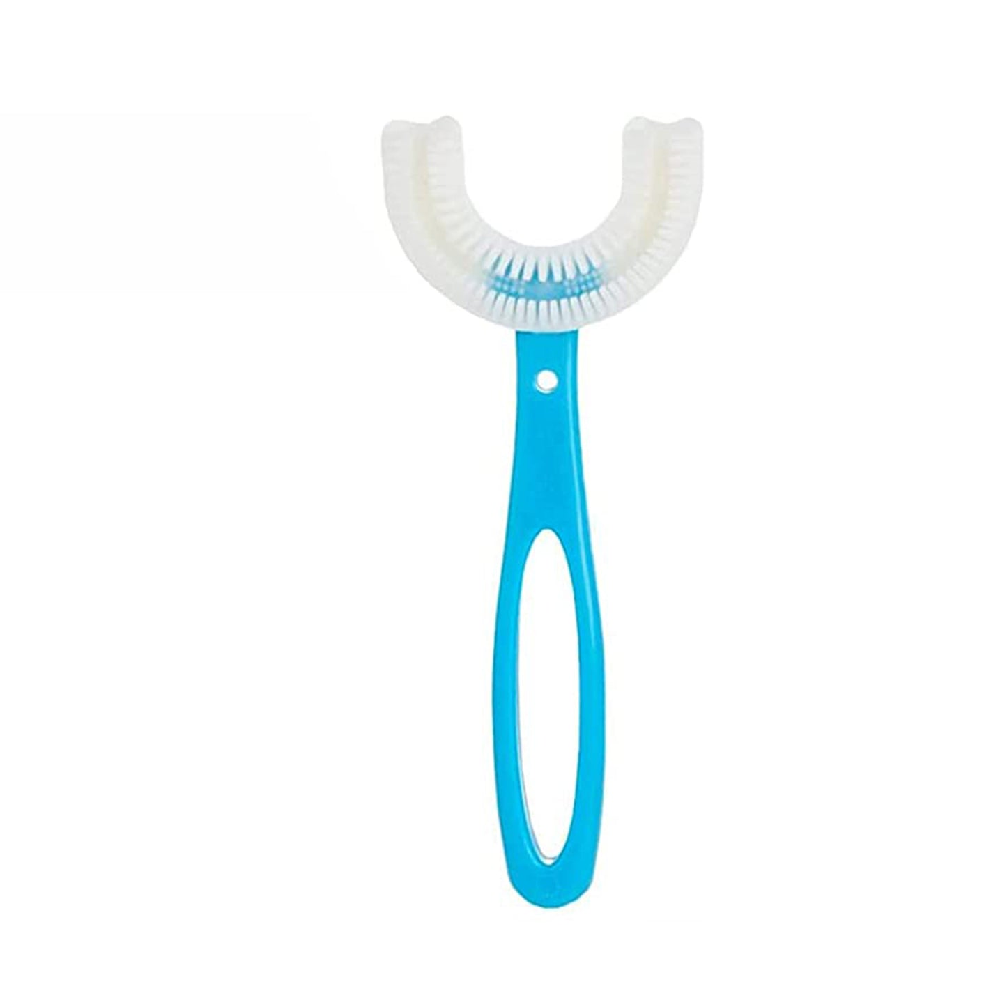 U-shaped Toothbrush For Kids Manual Whitening Toothbrush Silicone Brush Head For Kids Children Infant Toothbrush For 2-6 Years - Happy Price - Image 2