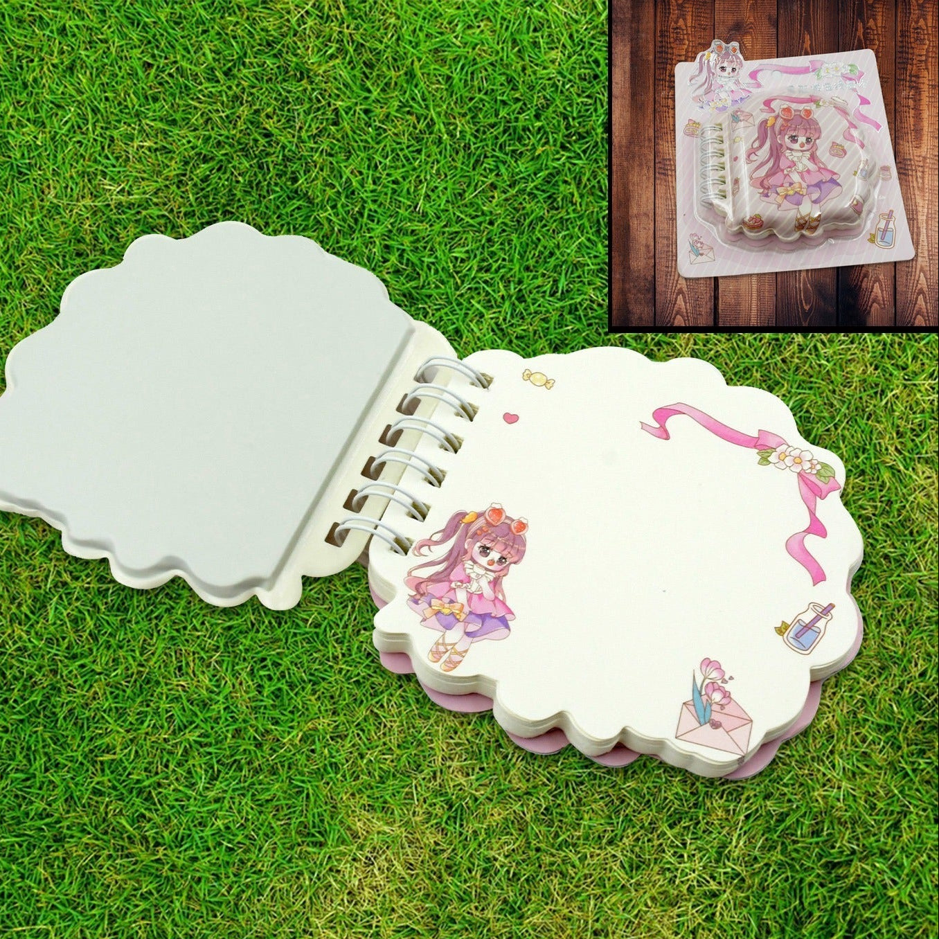 Cute Cartoon Pocket Diary - Mini Notebook for Travel & Notes (1 Pc) - Happy Price - Image 1