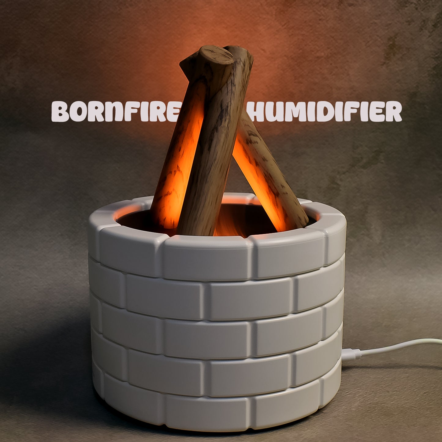 Bonfire Shaped Diffuser Essential Oil Diffuser Multi Function Flame Oil Diffuser (1 Pc) - Happy Price - Image 7