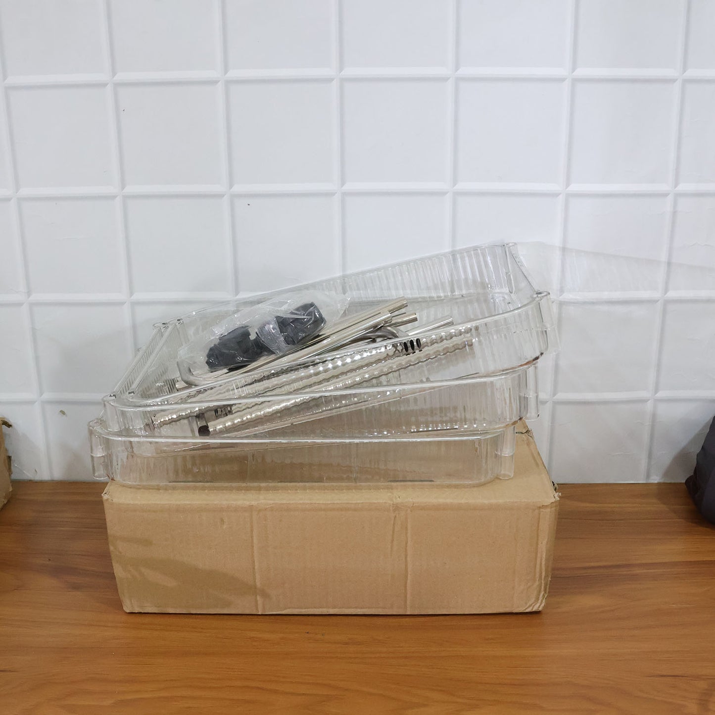 3-Tier Rolling Storage Cart with Wheels - Versatile Organizer for Home - Happy Price - Image 7