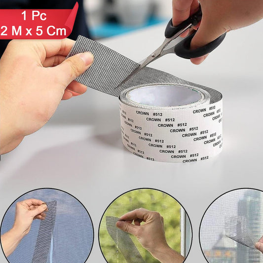 Self-adhesive Mosquito Net Repair Tape  2m X 5cm Roll  1 Pc - Happy Price - Image 1