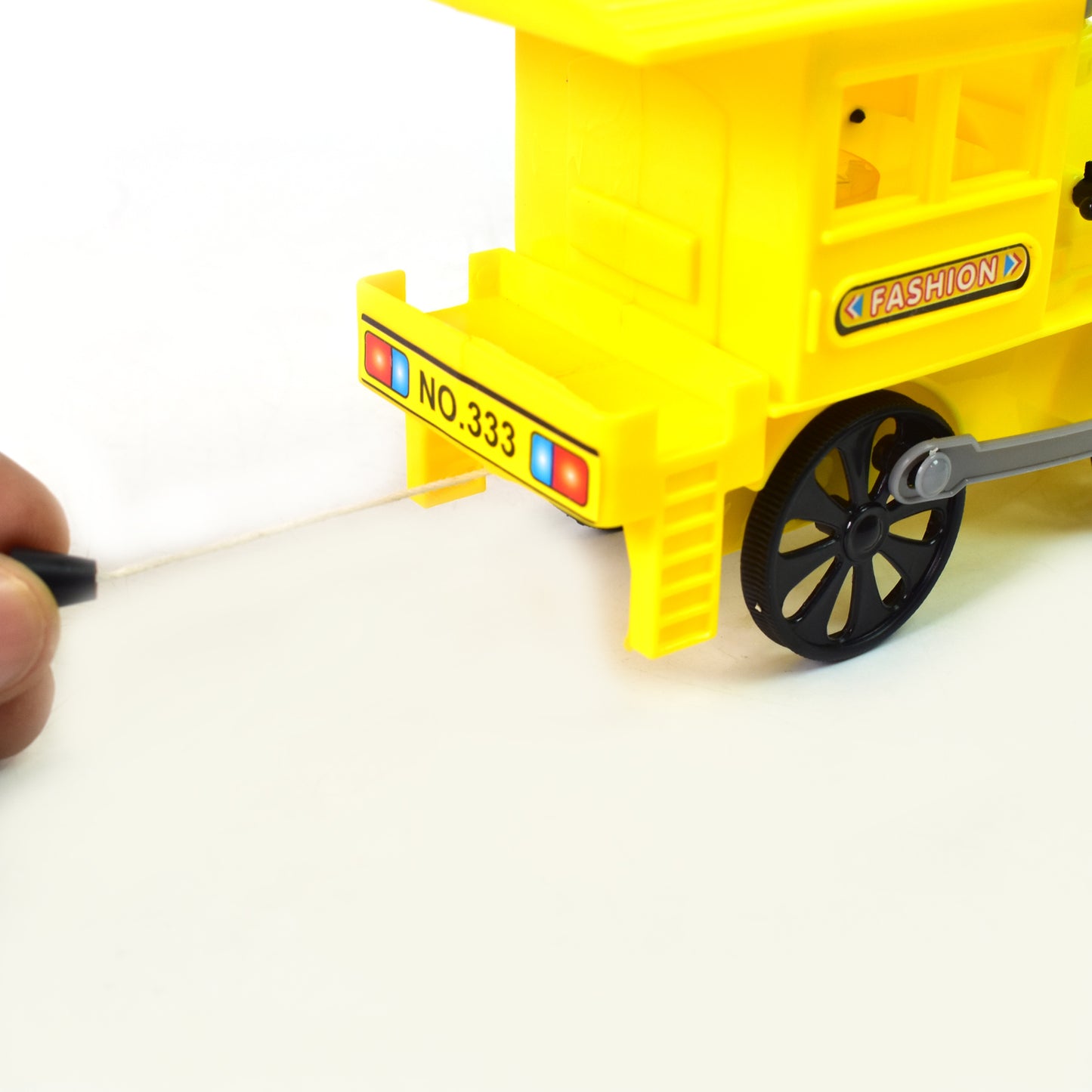 Pull And Go Train With Light Plastic String Pull Back Train (1 Pc  Mix Color) - Happy Price - Image 7