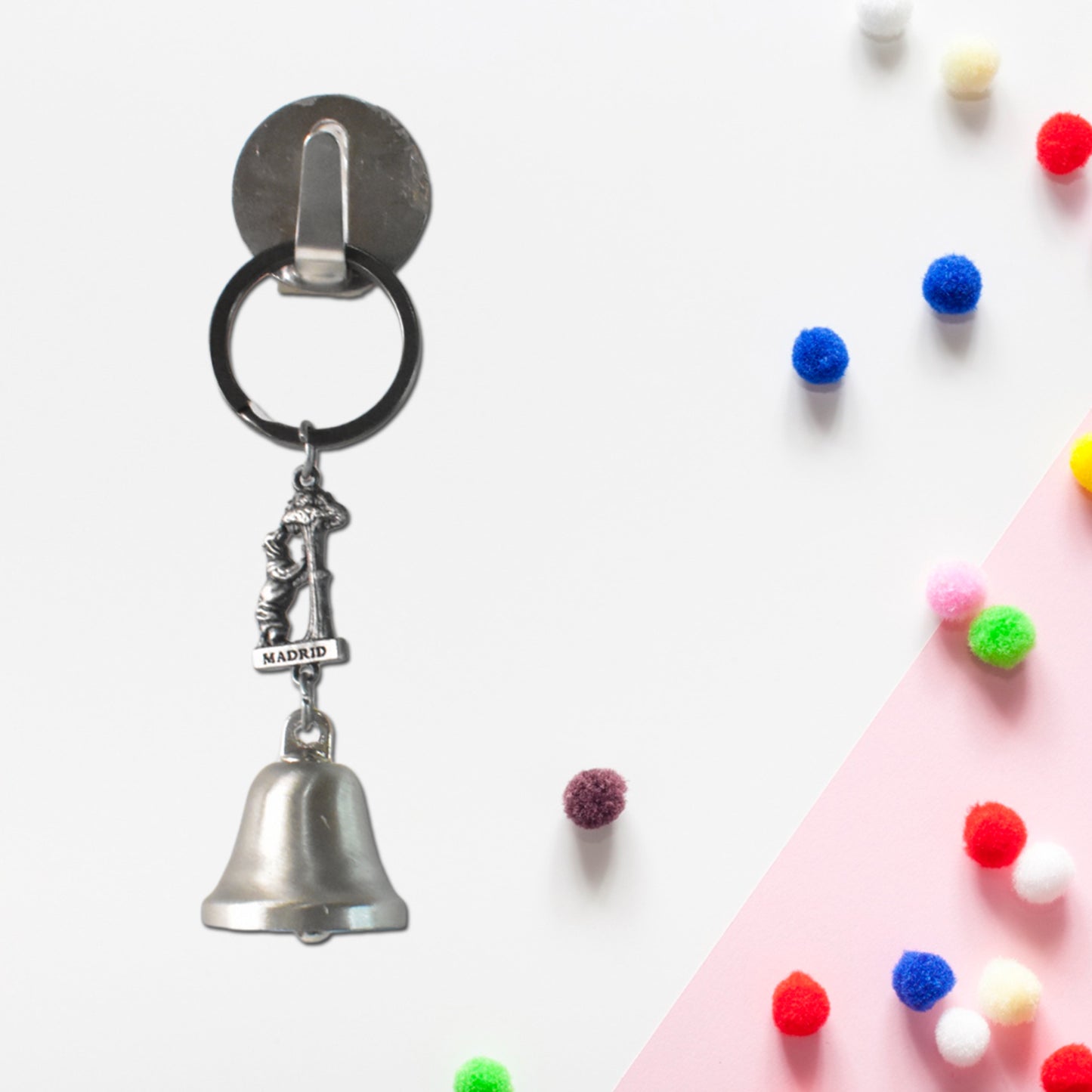 Metal Small Temple Bell Keychain Motorcycle Bell Keychain (1 Pc  Mix Color) - Happy Price - Image 3